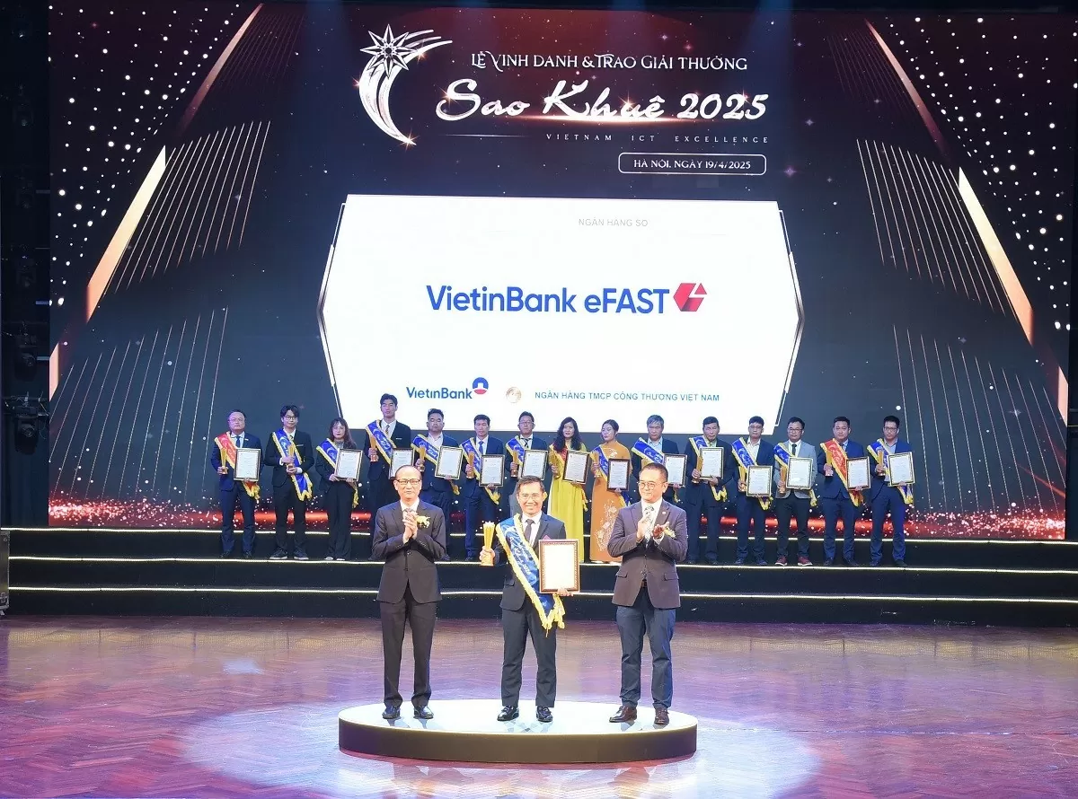 VietinBank xuất sắc giành 5 Giải thưởng Sao Khuê 2025