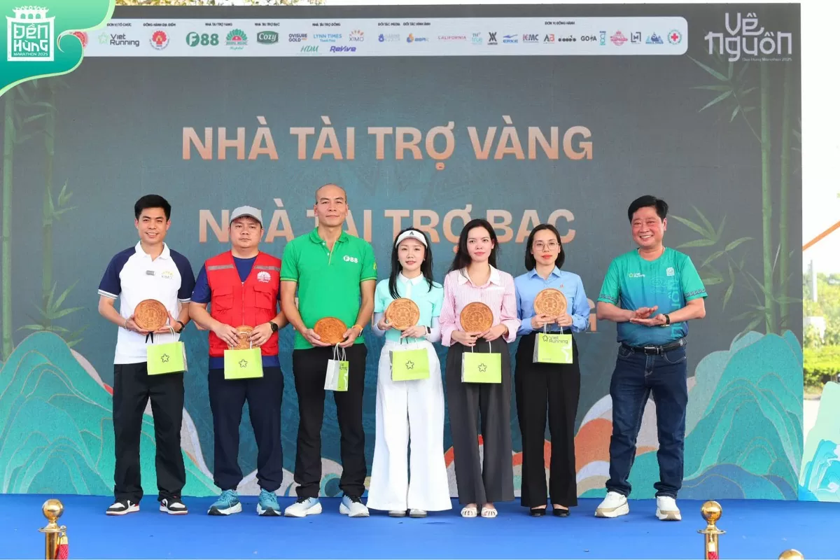 F88 “về nguồn” cùng 4.000 vận động viên tại Marathon Đền Hùng 2025