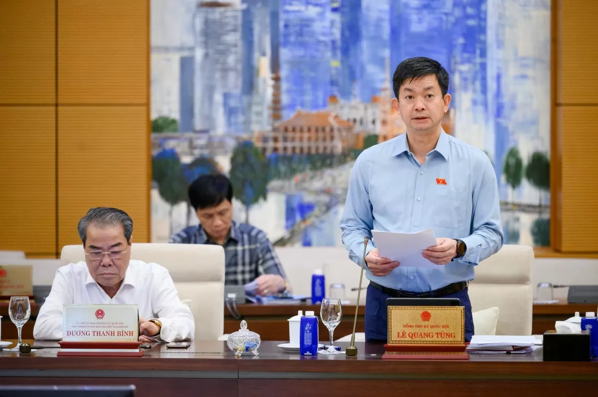 Tổng thư ký, Chủ nhiệm Văn phòng Quốc hội Lê Quang Tùng