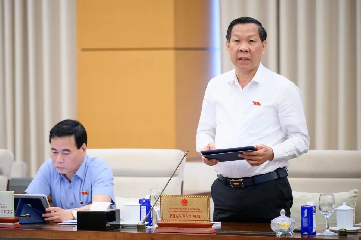 Chủ nhiệm Ủy ban Kinh tế và Tài chính Phan Văn Mãi