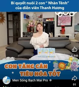 Thanh Hương quảng cáo