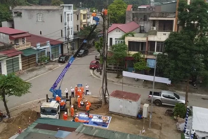 Điện lực Lào Cai diễn tập phòng chống thiên tai năm 2025