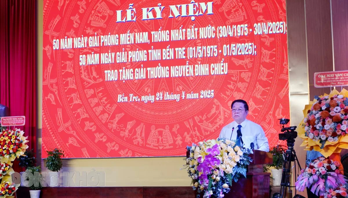 Bến Tre tổ chức kỷ niệm 50 ngày giải phóng tỉnh