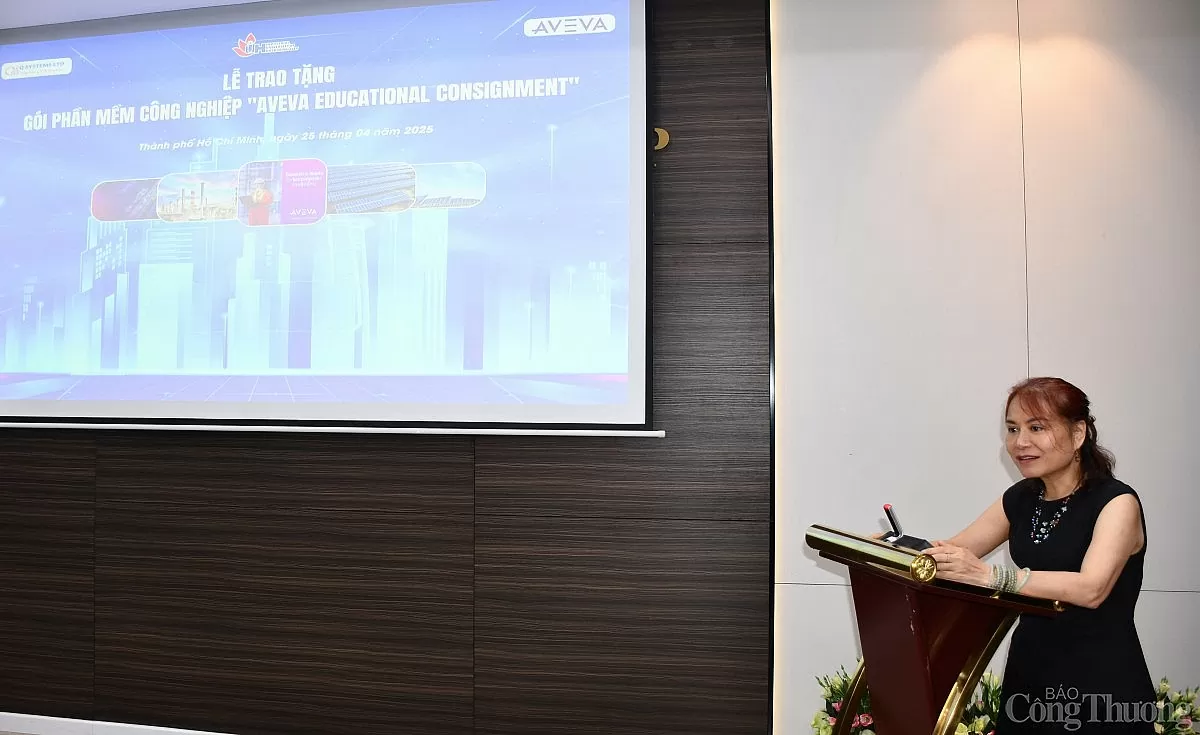 Đại học Công nghiệp TP. Hồ Chí Minh nhận tài trợ phần mềm từ AVEVA