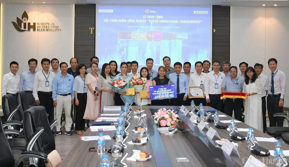 Đại học Công nghiệp TP. Hồ Chí Minh nhận tài trợ phần mềm từ AVEVA