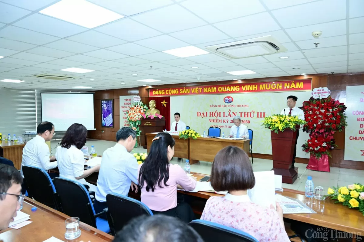 Đại hội Đảng bộ Báo Công Thương
