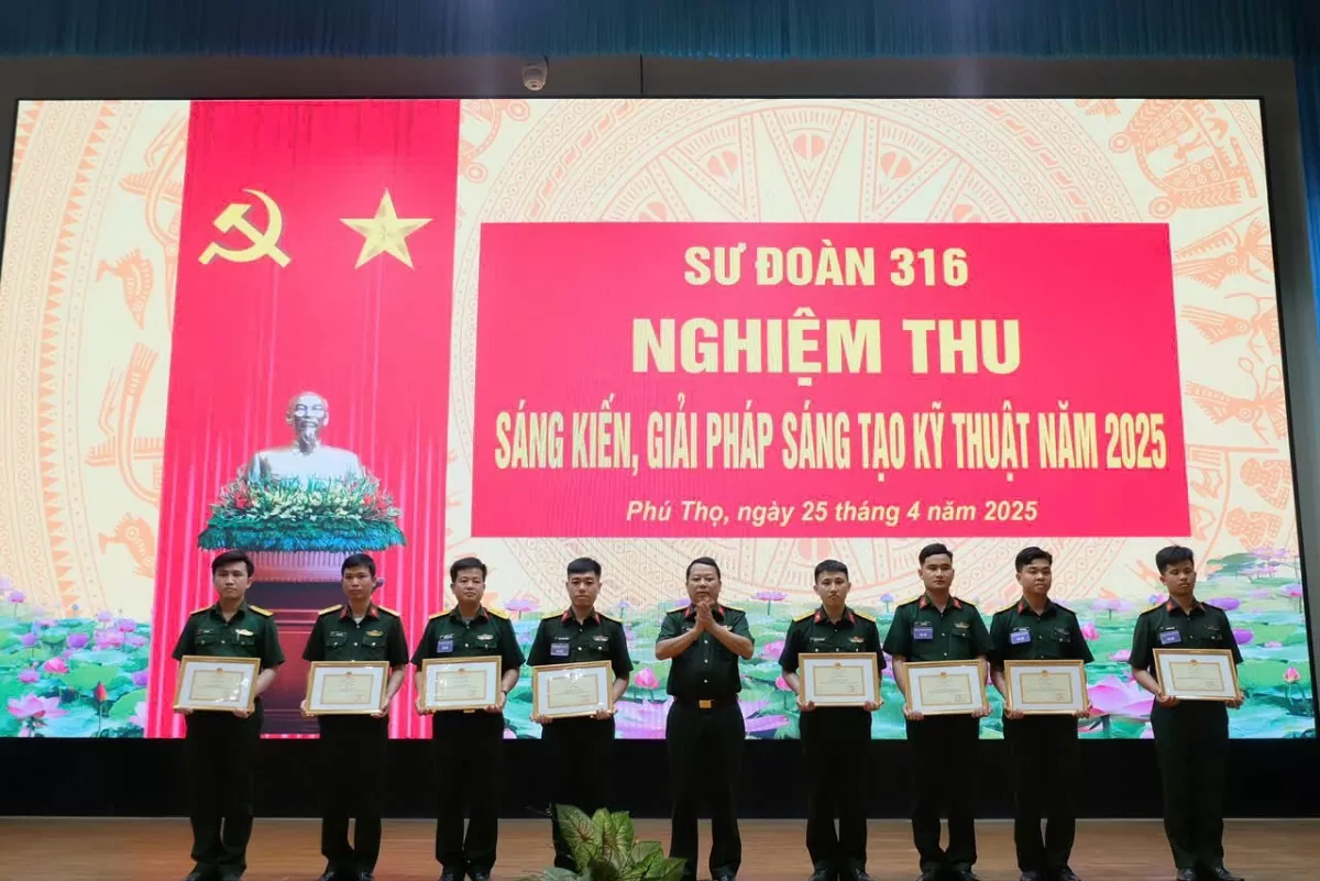 Sư đoàn 316 khởi động phong trào sáng tạo và tôn vinh điển hình tiên tiến