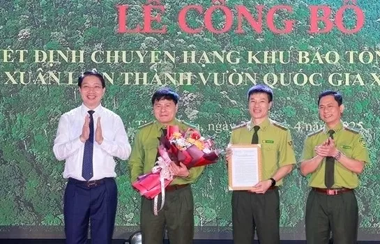 Chuyển hạng Khu bảo tồn Xuân Liên thành vườn quốc gia