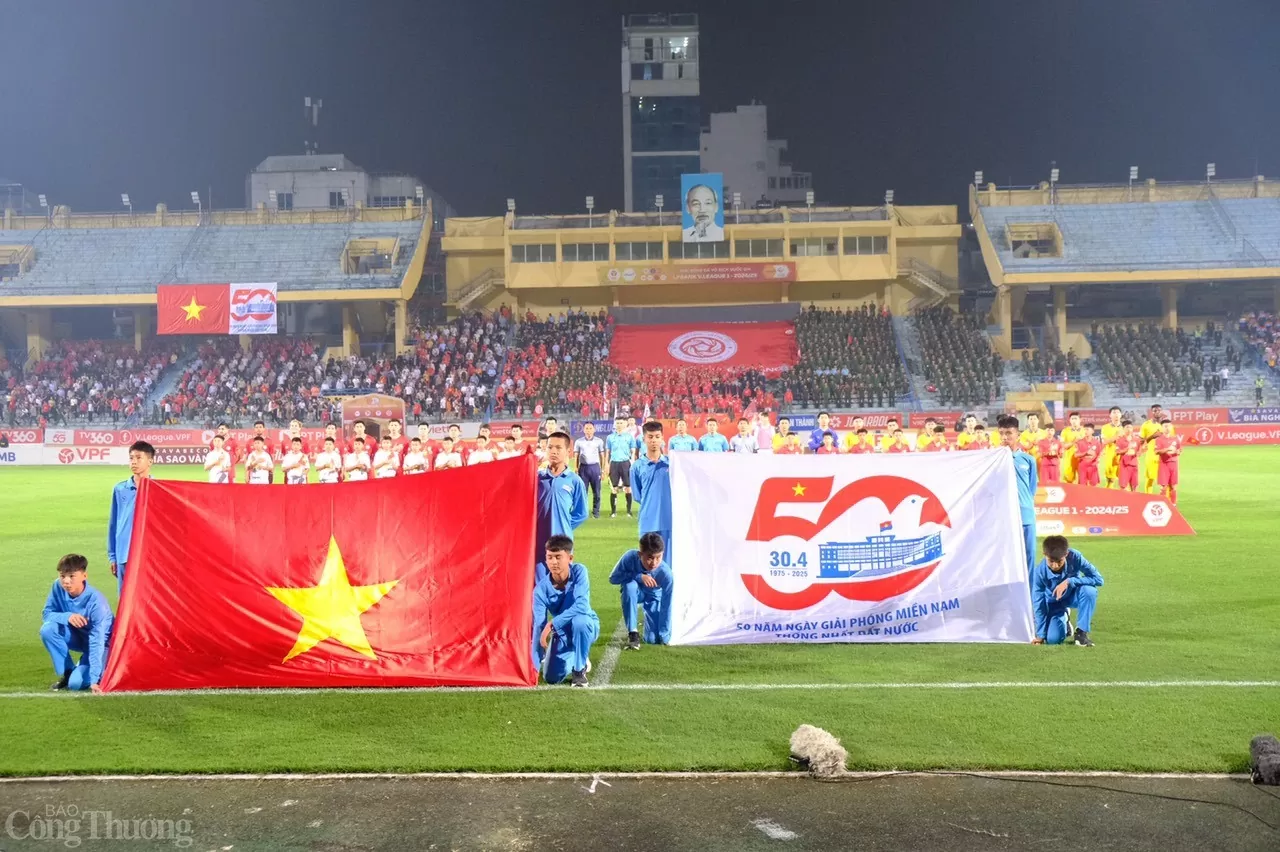 Trận đấu giữa Thể Công Viettel và Sông Lam Nghệ An sẽ diễn ra lúc 19h15 ngày 25/4, trong khuôn khổ vòng 20 giải bóng đá V.League 1 - 2024/25.