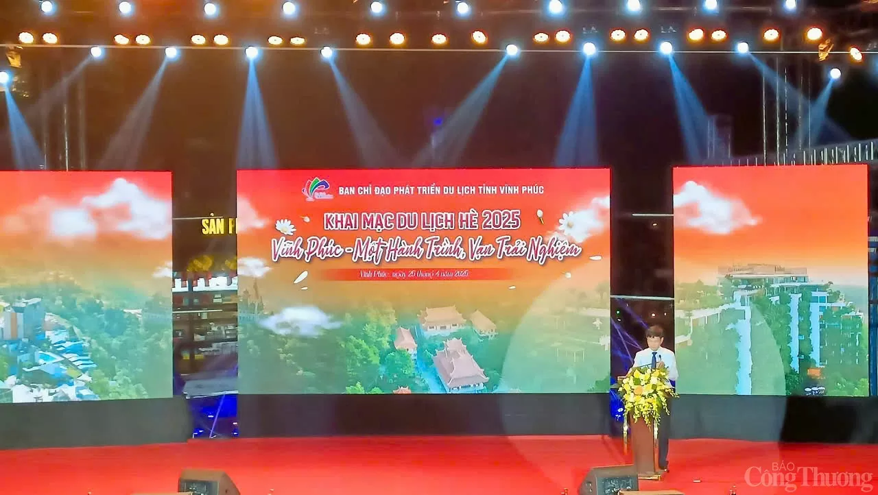 Vĩnh Phúc khai mạc Du lịch hè 2025: ‘Một hành trình vạn trải nghiệm’