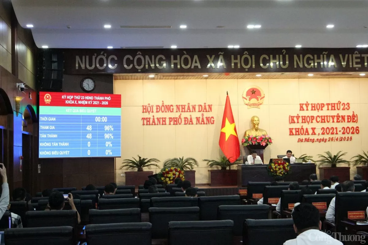 Thành phố Đà Nẵng chính thức thông qua đề án hợp nhất giữa thành phố Đà Nẵng và tỉnh Quảng Nam