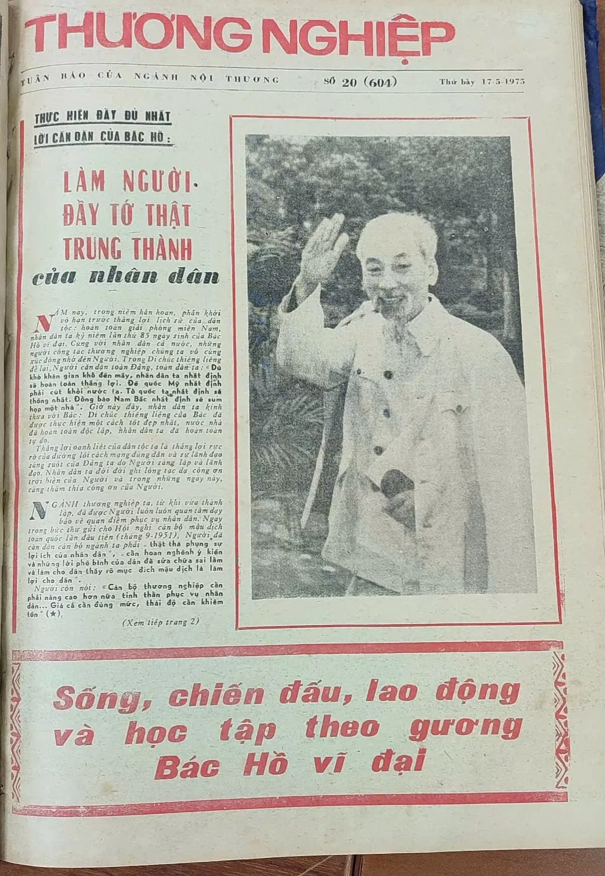 Mùa xuân lịch sử 50 năm trước trên Báo Công Thương