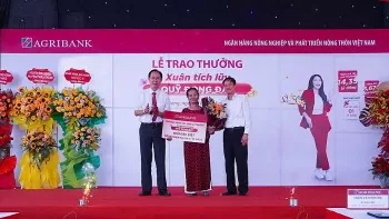 Agribank trao giải chương trình tiết kiệm dự thưởng