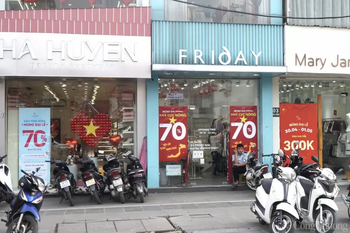 'Thủ phủ' thời trang Hà Nội bùng nổ ưu đãi dịp 30/4