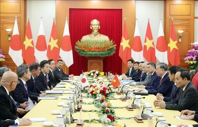 Tổng Bí thư Tô Lâm nêu 7 định hướng lớn tăng cường hợp tác chiến lược Việt Nam - Nhật Bản