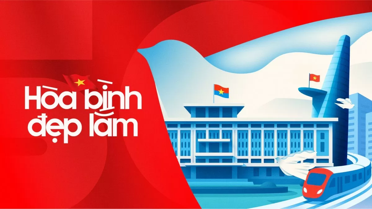 'Hòa bình đẹp lắm' phủ sóng mạng xã hội dịp lễ 30/4