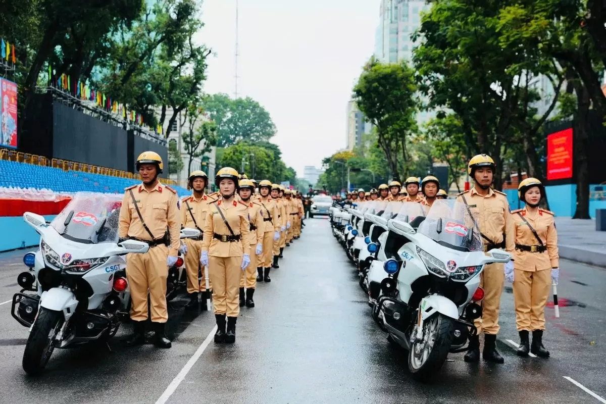 Công an TP.HCM trong bảo vệ an toàn đại lễ 50 năm