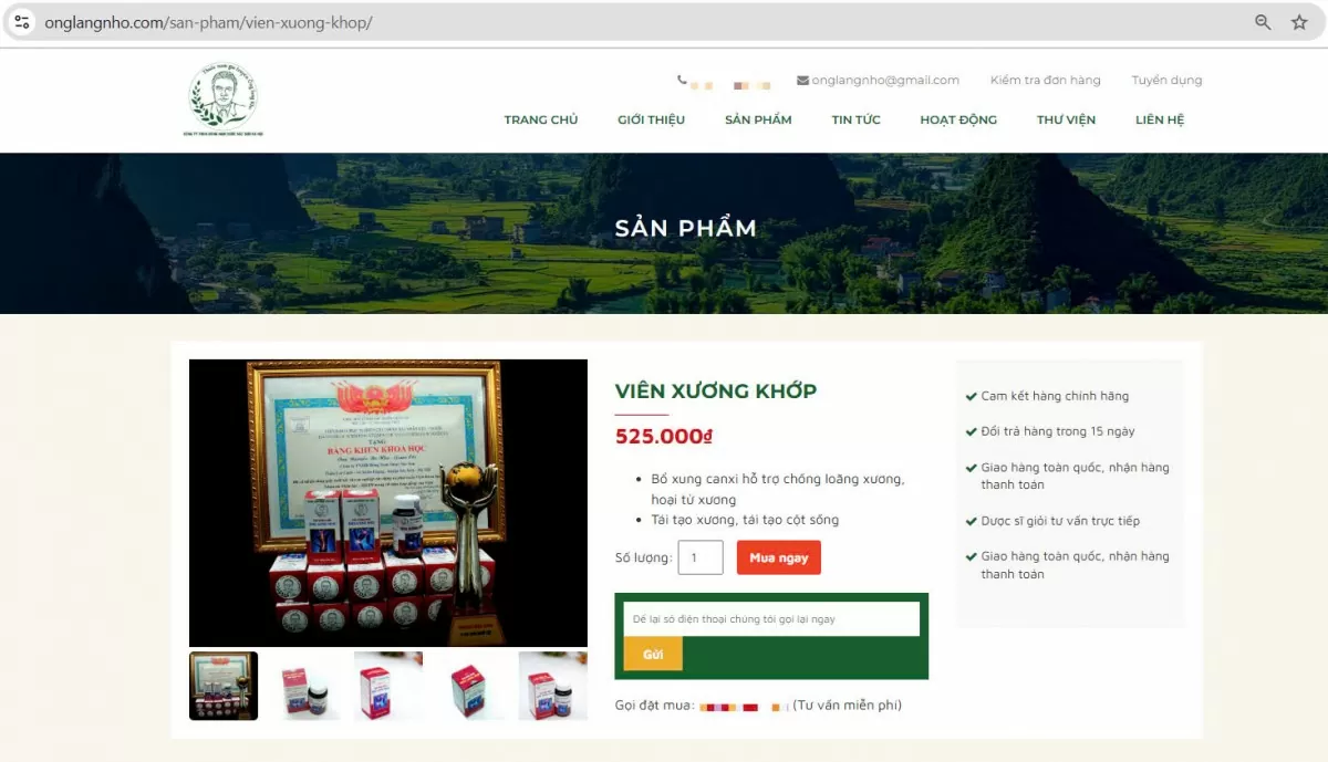 Loạn quảng cáo lố của loạt trang ‘lang y online’ Nguyễn Bá Nho