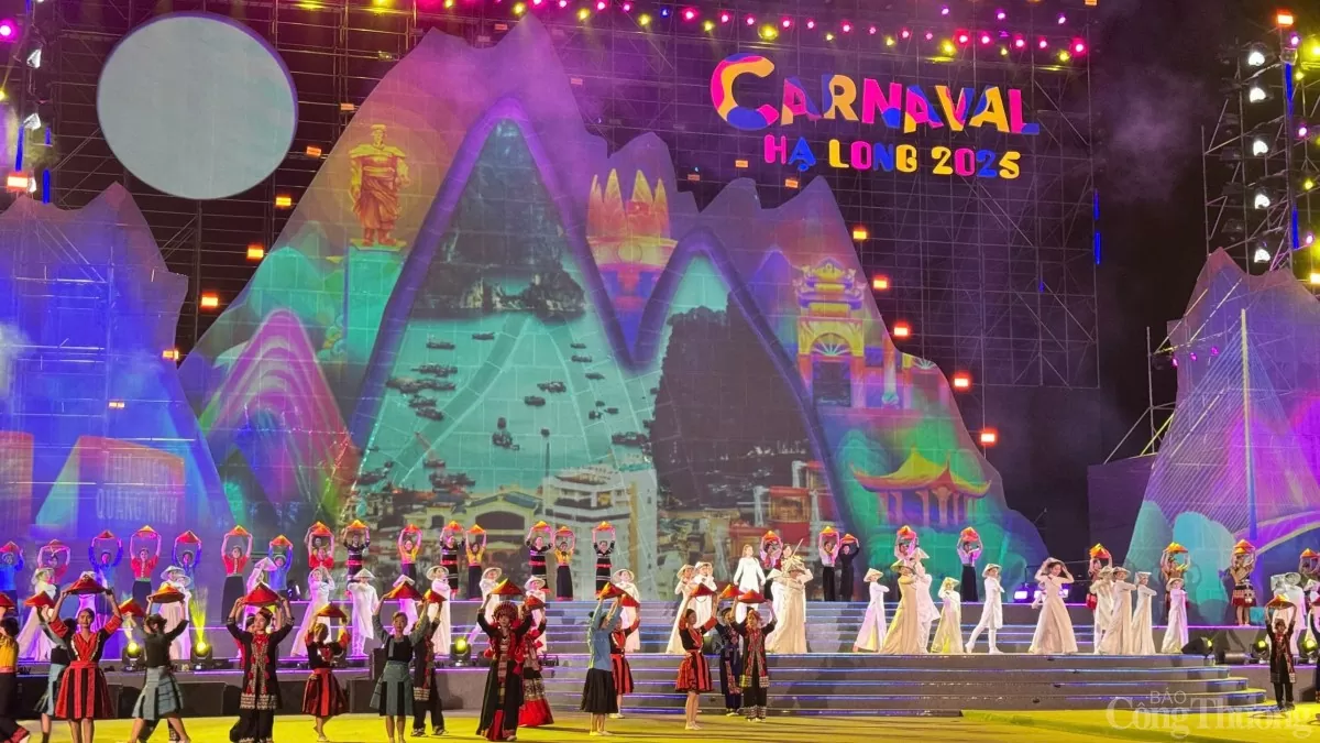 Chùm ảnh: Rực rỡ Carnaval Hạ Long 2025 kết nối di sản Chùm ảnh: Rực rỡ Carnaval Hạ Long 2025 kết nối di sản