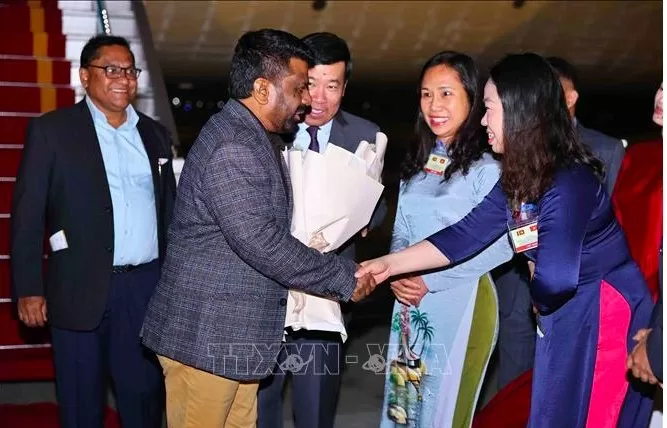 tong thong sri lanka den ha noi bat dau tham cap nha nuoc viet nam