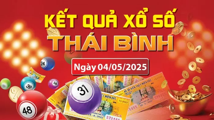XSTB 4/5, kết quả xổ số Thái Bình hôm nay 4/5/2025, KQXSTB