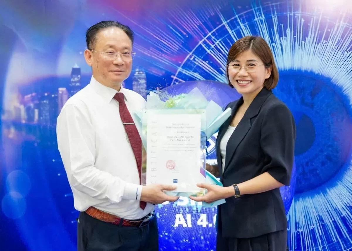 Hệ thống bệnh viện Mắt Quốc tế Việt - Nga tiên phong tiếp nhận chuyển giao công nghệ Zeiss Smile Pro AI 4.0