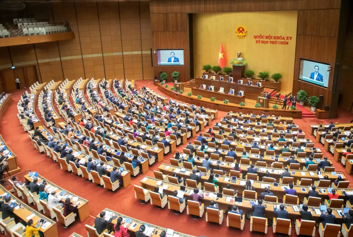 khai mạc kỳ họp thứ 9 Quốc hội khóa XV