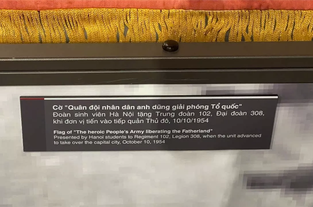 Những lá cờ kể chuyện lịch sử tại Bảo tàng Quân sự