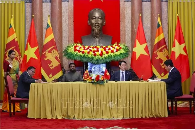 Chủ tịch nước: Việt Nam - Sri Lanka phấn đấu kim ngạch song phương đạt 1 tỷ USD