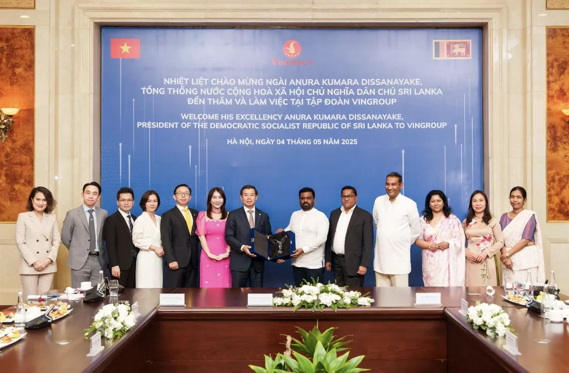 Tổng thống Anura Kumara Dissanayake mời Vingroup đầu tư tại Sri Lanka