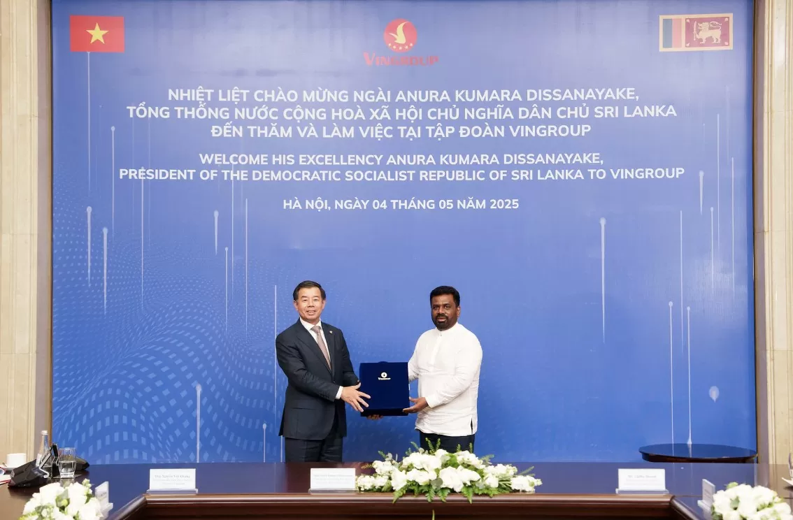 Tổng thống Anura Kumara Dissanayake mời Vingroup đầu tư tại Sri Lanka