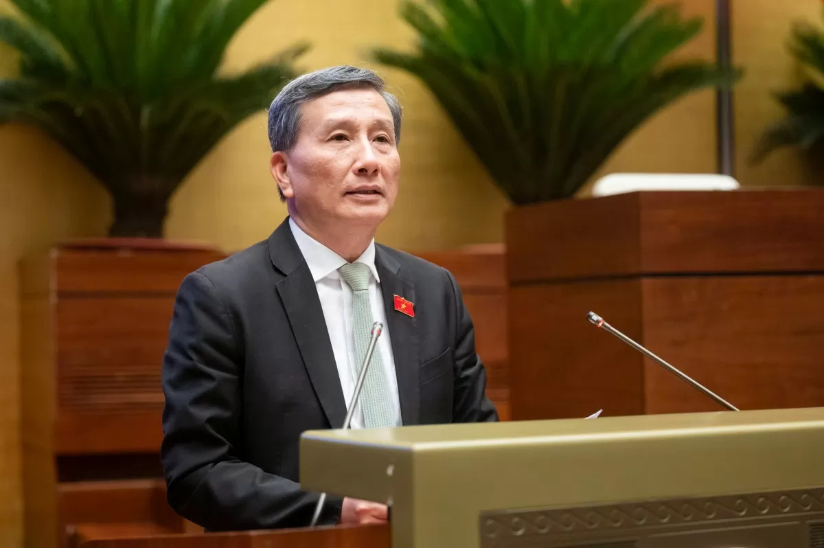 Chủ nhiệm Ủy ban Khoa học, Công nghệ và Môi trường của Quốc hội Lê Quang Huy. Ảnh: VPQH