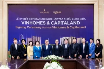 CapitaLand Development hợp tác chiến lược cùng Vingroup, mở rộng quy mô tại Việt Nam