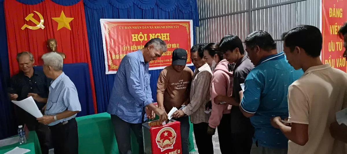 Trên 99% cử tri Cà Mau và Bạc Liêu đồng thuận sáp nhập tỉnh