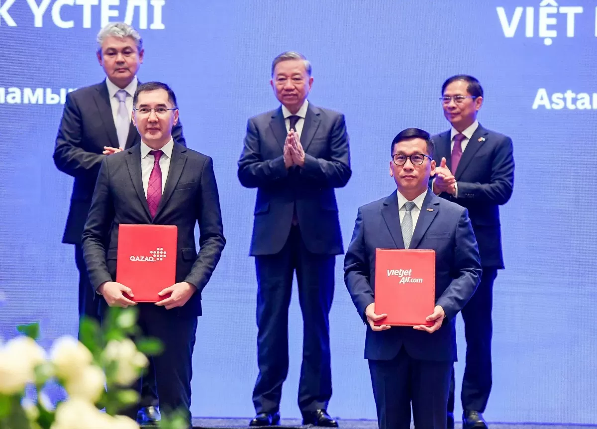 Vietjet ra mắt hãng hàng không Vietjet Qazaqstan