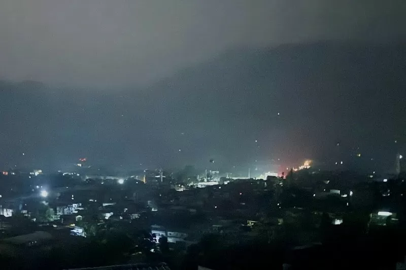Quang cảnh thành phố Muzaffarabad ở Kashmir do Pakistan quản lý ngày 7/5
