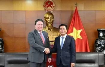 Bộ trưởng Nguyễn Hồng Diên làm việc với Đại sứ Hoa Kỳ, thúc đẩy đàm phán
