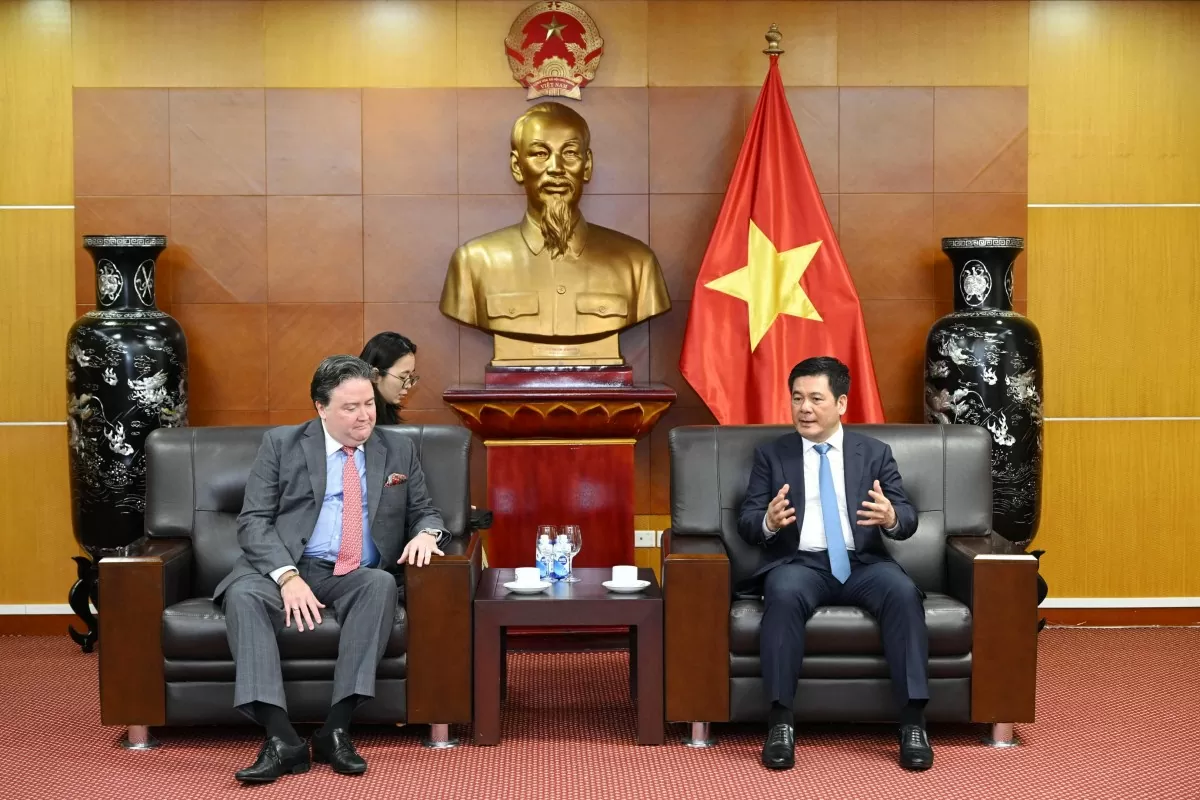 Bộ trưởng Nguyễn Hồng Diên làm việc với Đại sứ Hoa Kỳ, thúc đẩy đàm phán