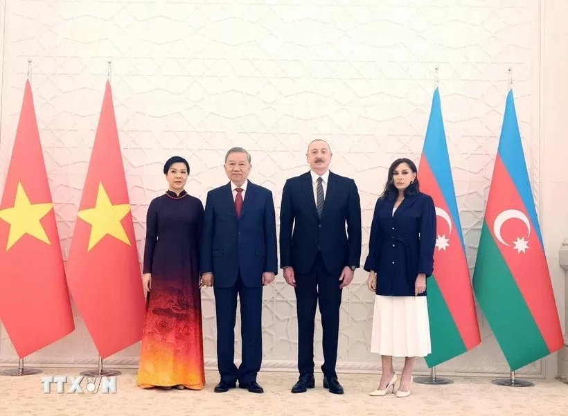 Lễ đón Tổng Bí thư Tô Lâm và Phu nhân thăm cấp Nhà nước Azerbaijan