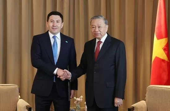 Tổng Bí thư Tô Lâm: Việt Nam - Kazakhstan hướng tới mục tiêu nâng kim ngạch thương mại lên 5 tỷ USD