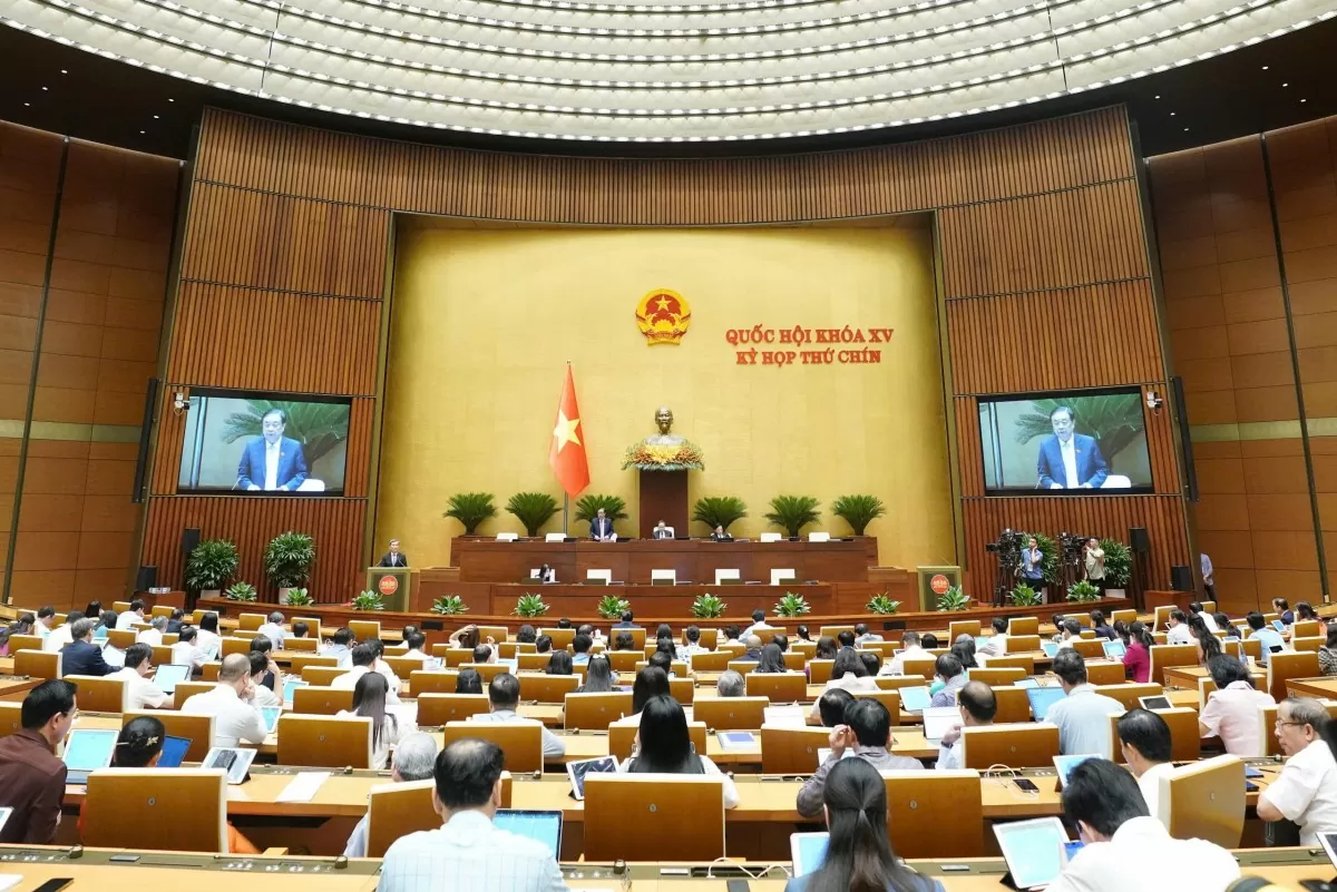 Toàn cảnh phiên họp. Ảnh: VPQH