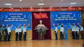 thanh hoa phat dong phong trao binh dan hoc vu so