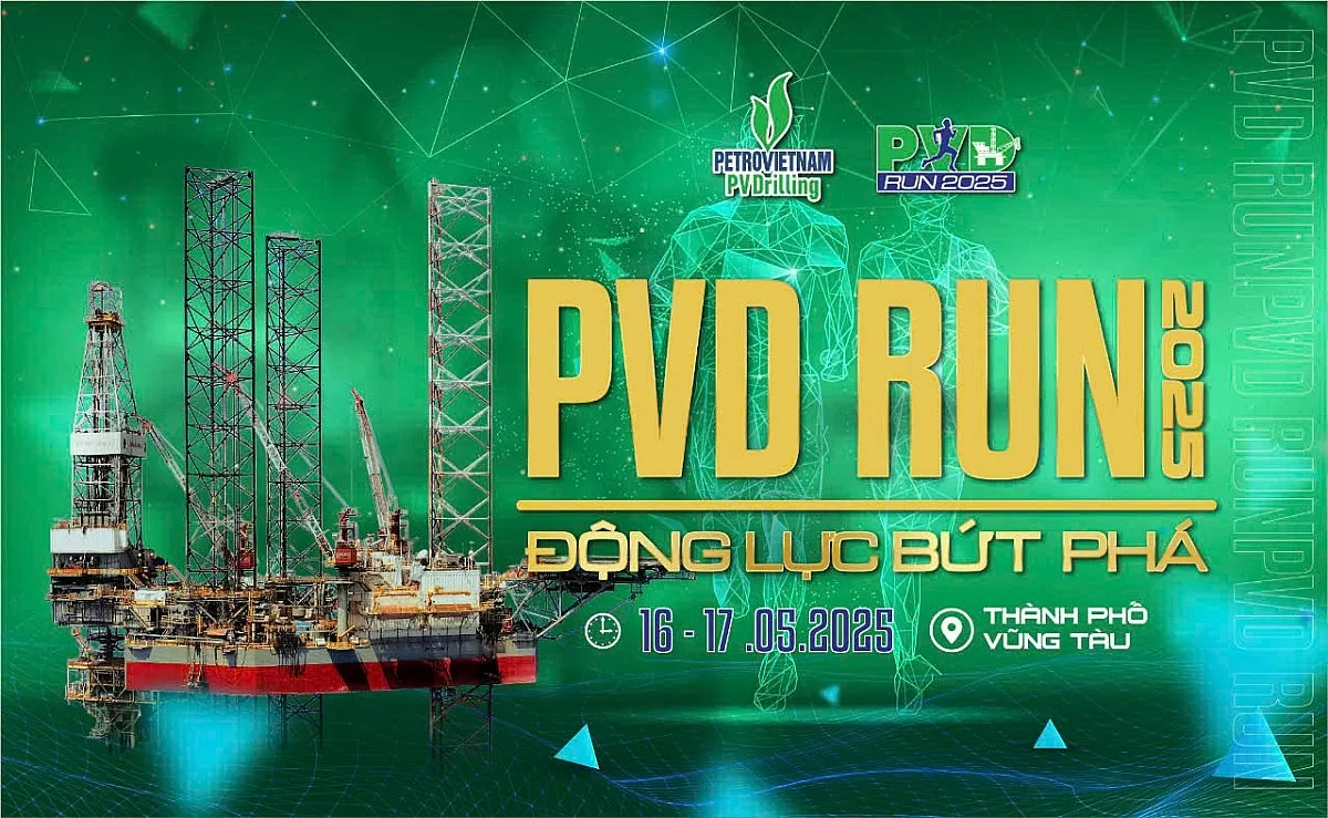 PVD RUN 2025 với thông điệp “Động lực bứt phá” đã thu hút hơn 1.200 VĐV đăng ký tham gia sẽ diễn ra sáng ngày 17/5 tại TP. Vũng Tàu