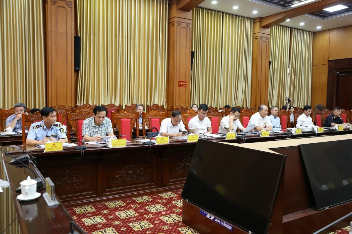 Lãnh đạo Sở Công Thương tỉnh Thái Bình chủ trì cuộc họp