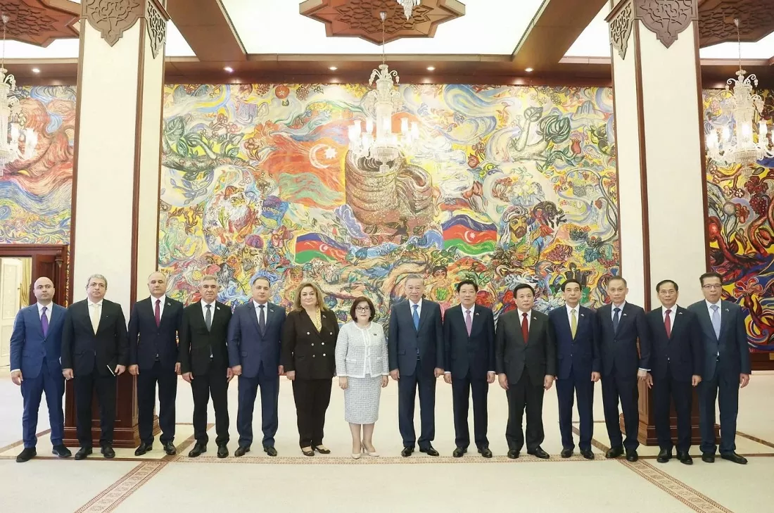 Tổng Bí thư Tô Lâm hội kiến Chủ tịch Quốc hội Azerbaijan