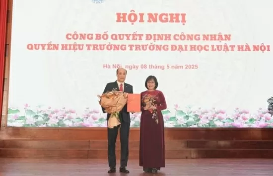 PGS.TS Tô Văn Hòa làm Quyền Hiệu trưởng Trường Đại học Luật Hà Nội