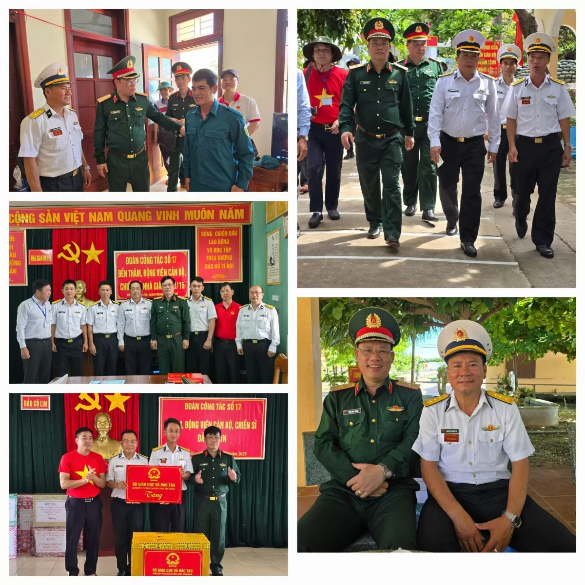Sau 8 năm Thiếu tướng Trần Ngọc Thanh mới có cơ hội trở lại thăm quân và dân trên quần đảo Trường Sa, nhà giàn DK-1