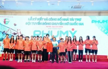 Phú Mỹ đồng hành cùng Đội tuyển Bóng chuyền nữ Việt Nam