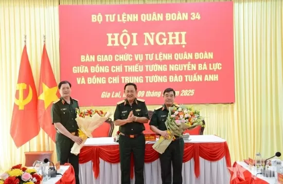 Trung tướng Đào Tuấn Anh giữ chức Tư lệnh Quân đoàn 34