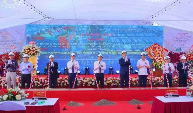 Ninh Bình bứt phá thu hút đầu tư công nghiệp hỗ trợ ô tô
